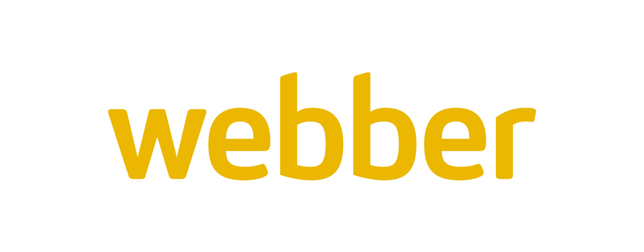 Webber logo- yellow